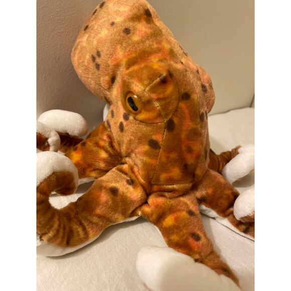 Wild‎ Republic Octopus Plush Brown Speckled 12" Stuffed Animal Ocean Toy - Picture 2 of 6